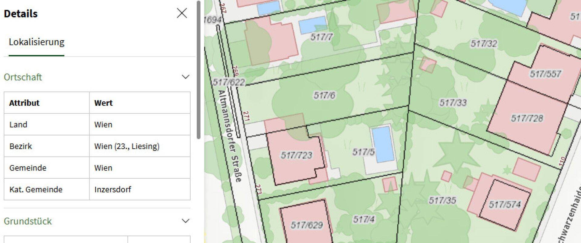 Baugrundstück in 1230 Wien mit Bebauungsstudie - Nähe U6-Station und Badner Bahn - Ansicht 5