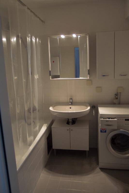 Blick ins Badezimmer