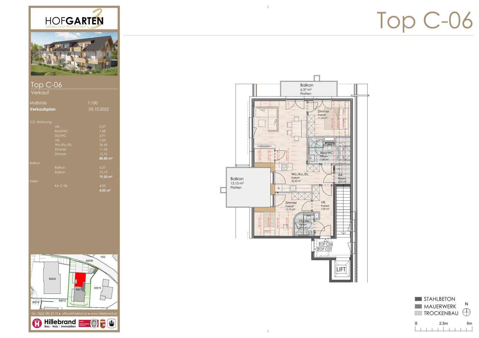 3-Zimmer-Dachgeschosswohnung / Top C6 – pohled 2