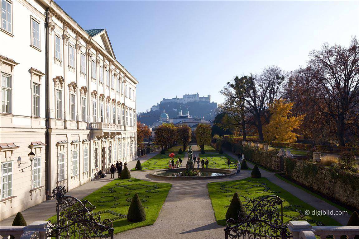 auch der Mirabellgarten ist ca. 10min entfernt