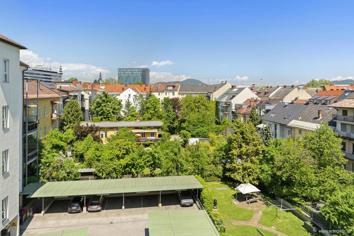 Ausblick Balkon