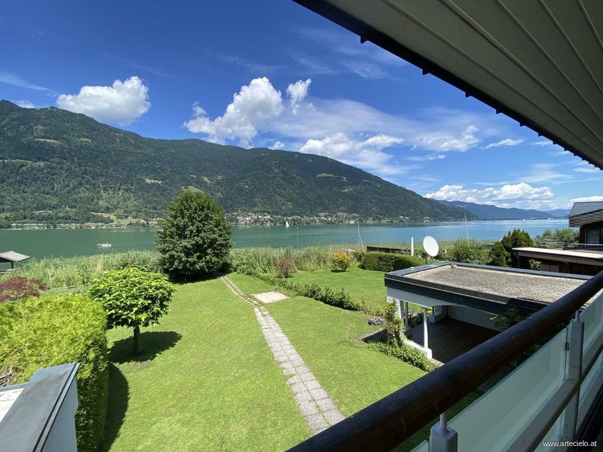 Blick vom Balkon
