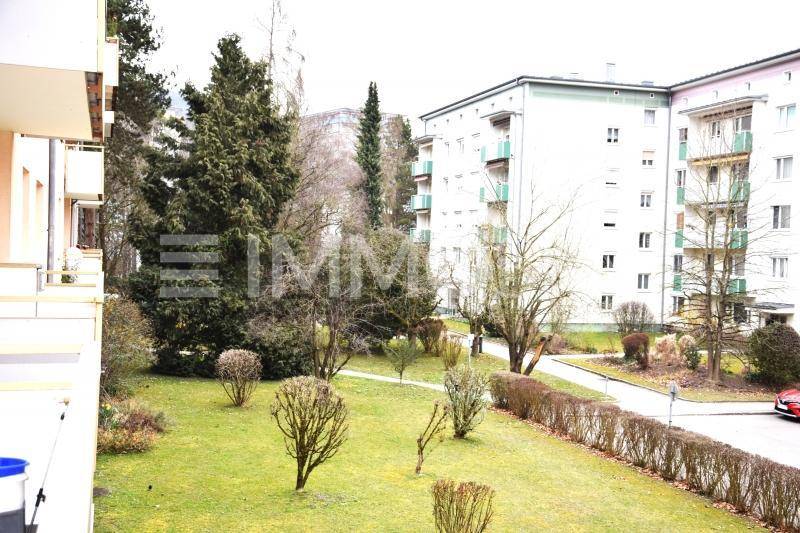 Blick vom Balkon