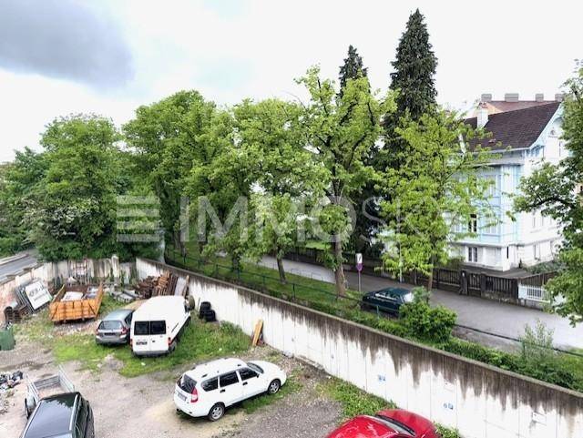 Blick auf Parkplatz