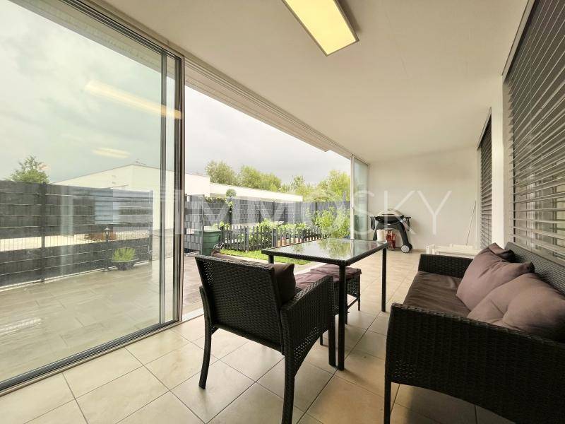 Verglaste Terrasse