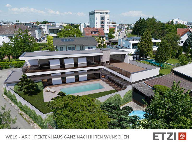 ***WELS, Wiesenstraße*** LUXUS-ARCHITEKTENHAUS – JETZT DESIGNEN!