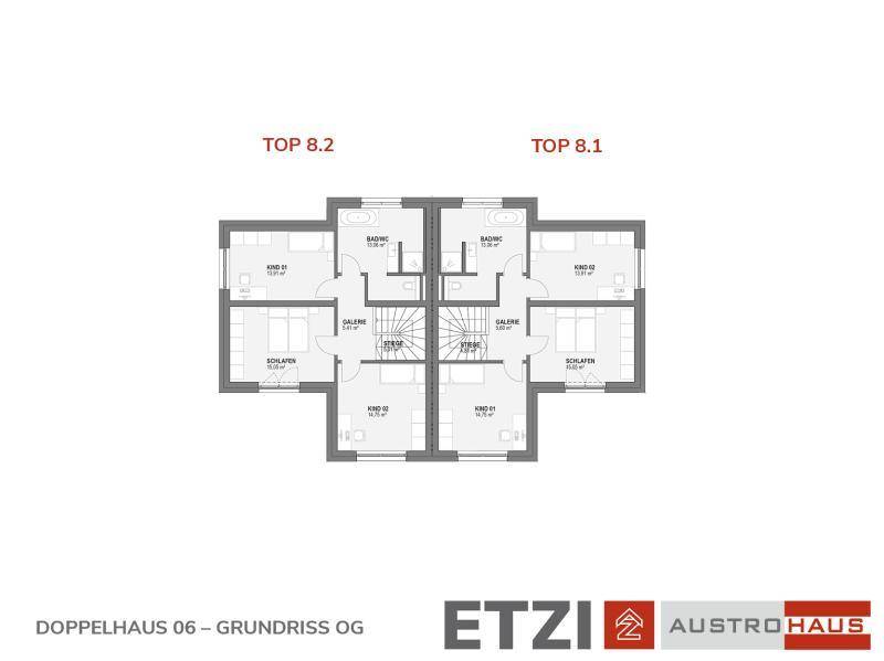 HAUS BESICHTIGEN: DOPPELHAUSHÄLFTE im Salzkammergut: Laakirchen - In der Au ab € 565.000,- - Ansicht 4