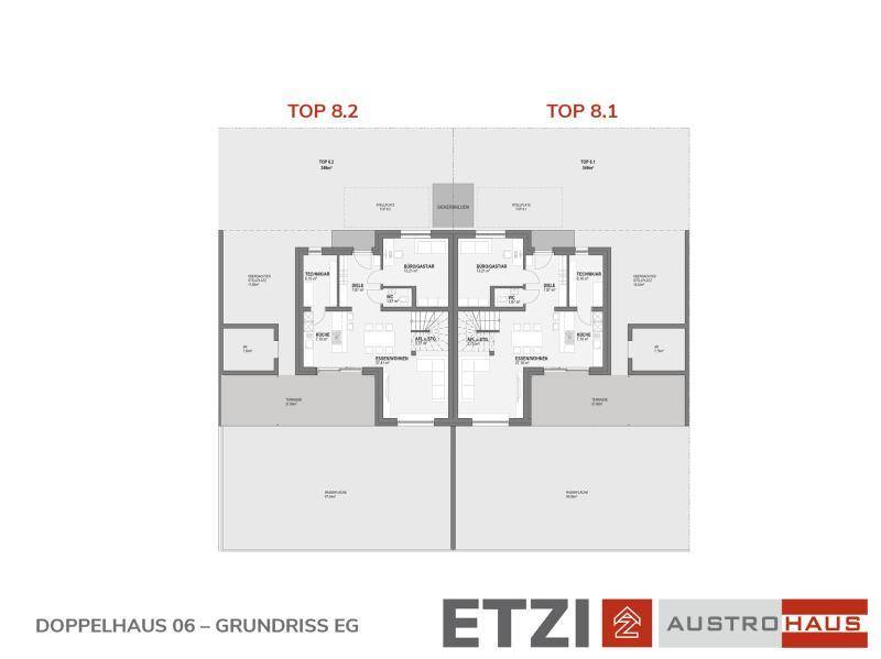 HAUS BESICHTIGEN: DOPPELHAUSHÄLFTE im Salzkammergut: Laakirchen - In der Au ab € 565.000,- - Ansicht 3