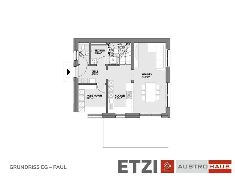 SCHON GEBAUT &amp; PROVISIONSFREI: Haus inkl. Grundstück besichtigen – Laakirchen – ab € 540.000,- – pohled 6