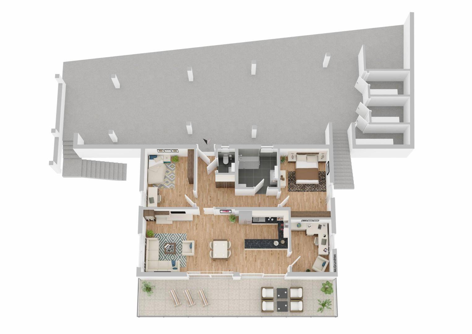 Grundriss Visualisierung