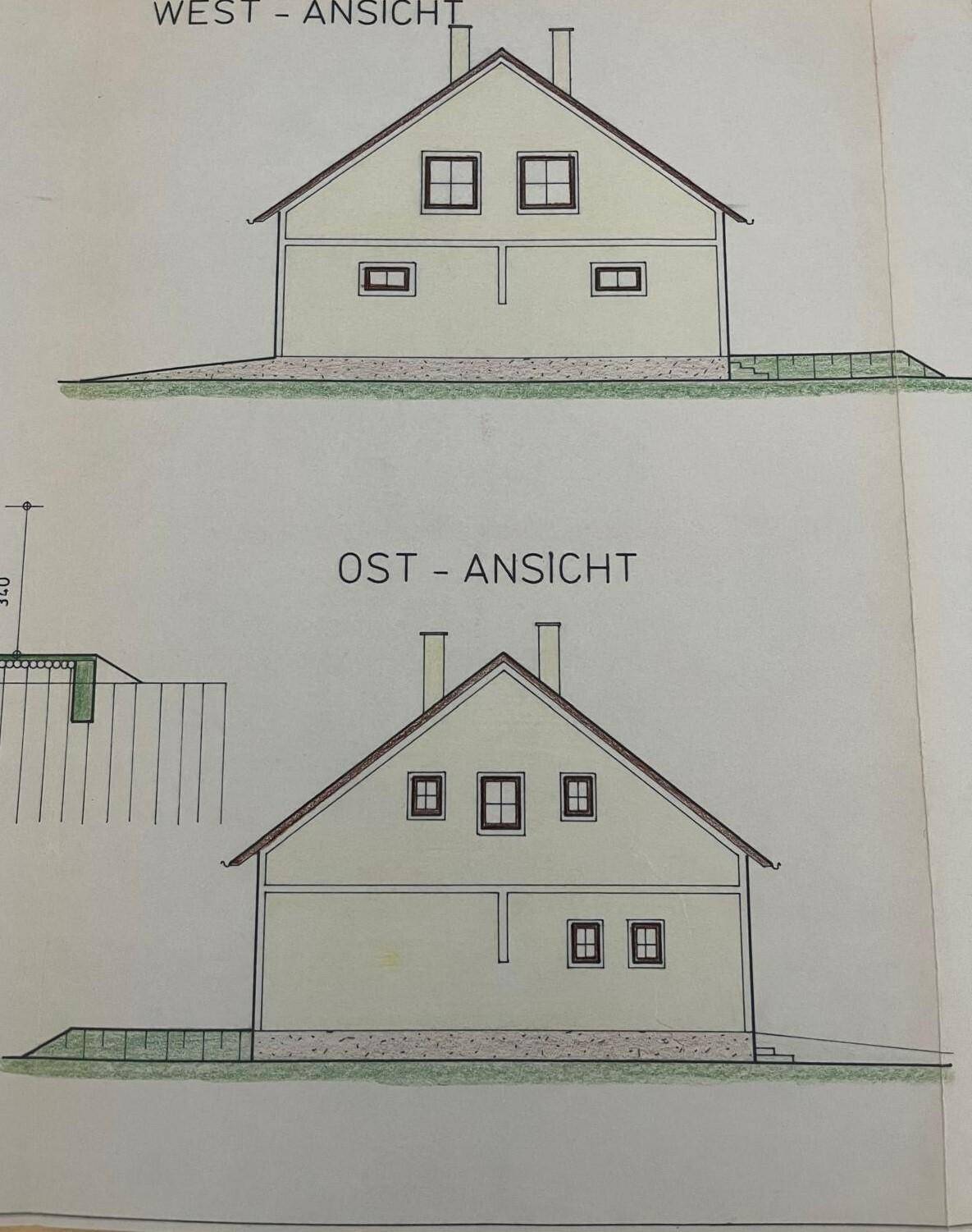 Ansichten West und Ost