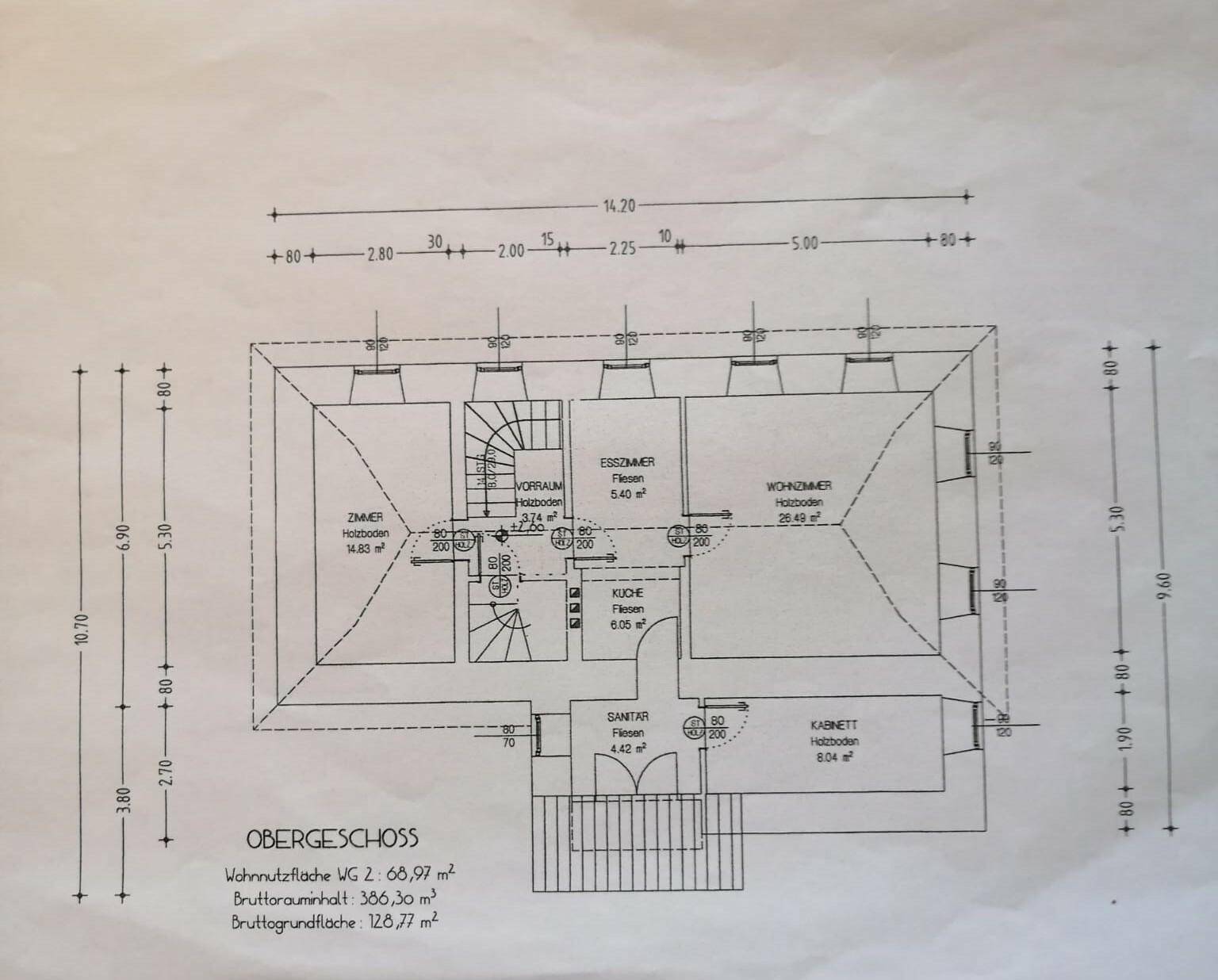 Grundrissplan OG