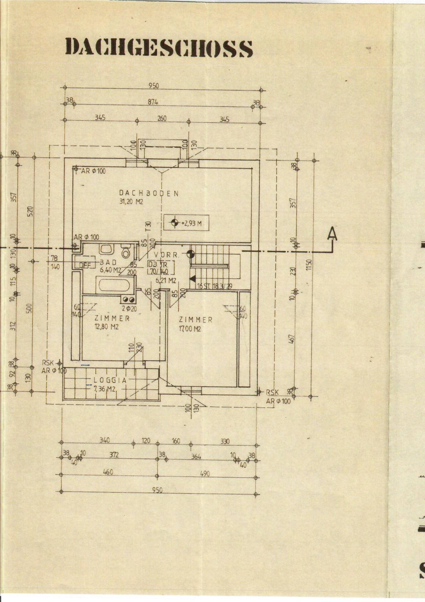 Grundrissplan DG