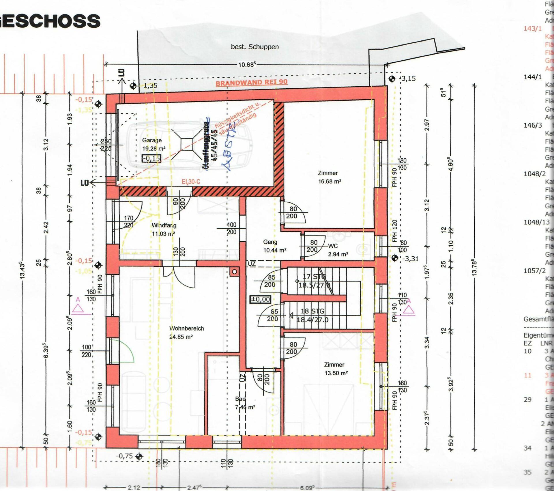 Grundrissplan EG