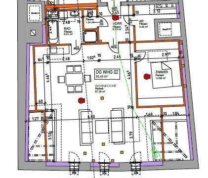 Grundrissplan Wohnung 2