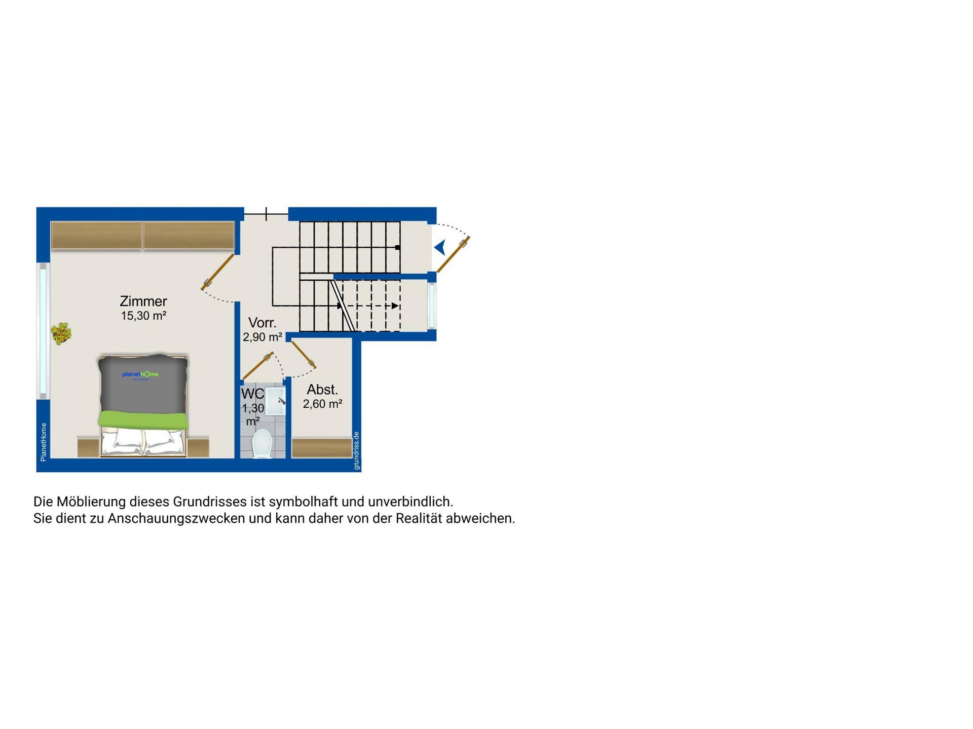 Grundriss 1. Obergeschoss