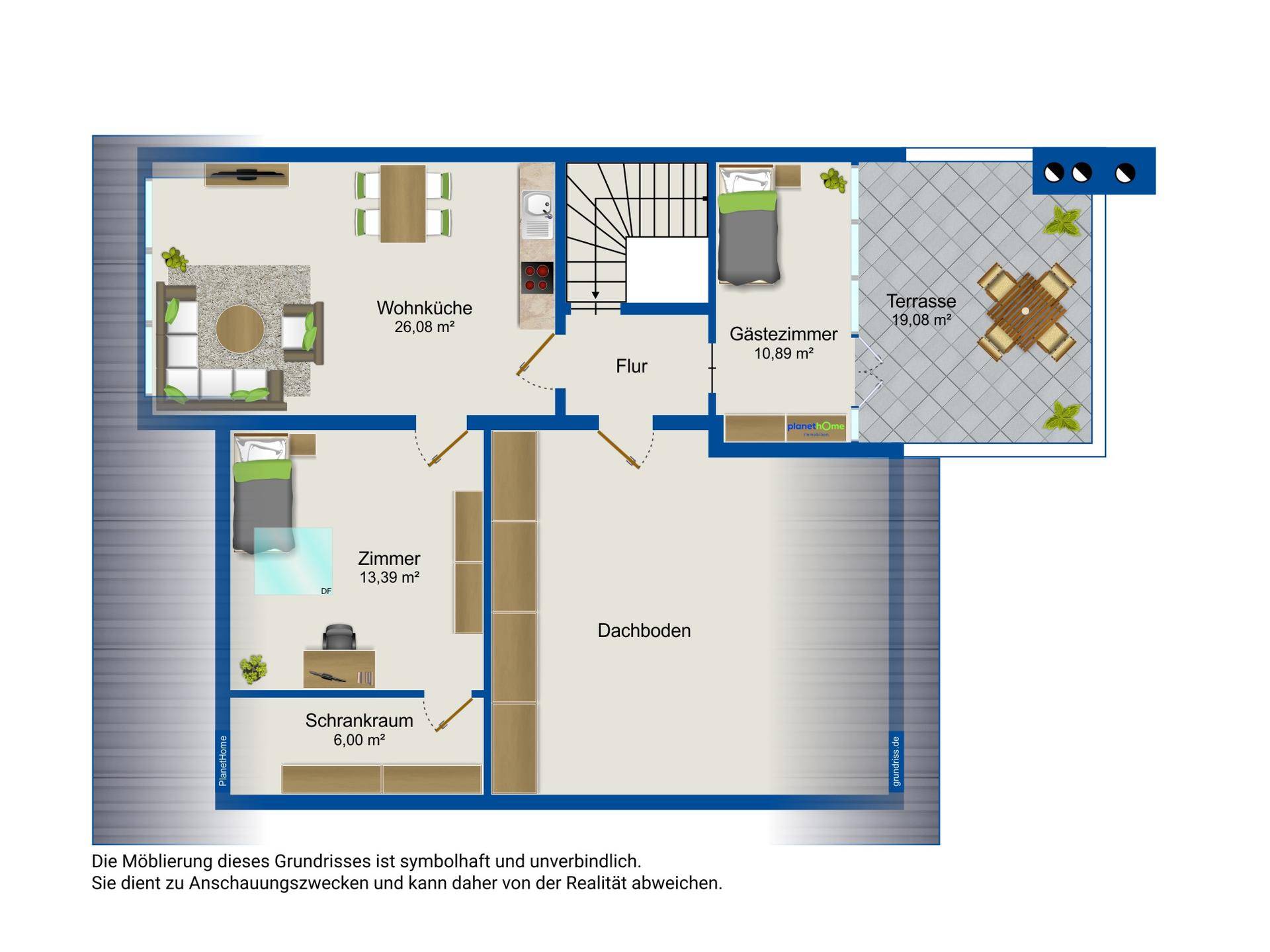 Grundriss Dachgeschoss