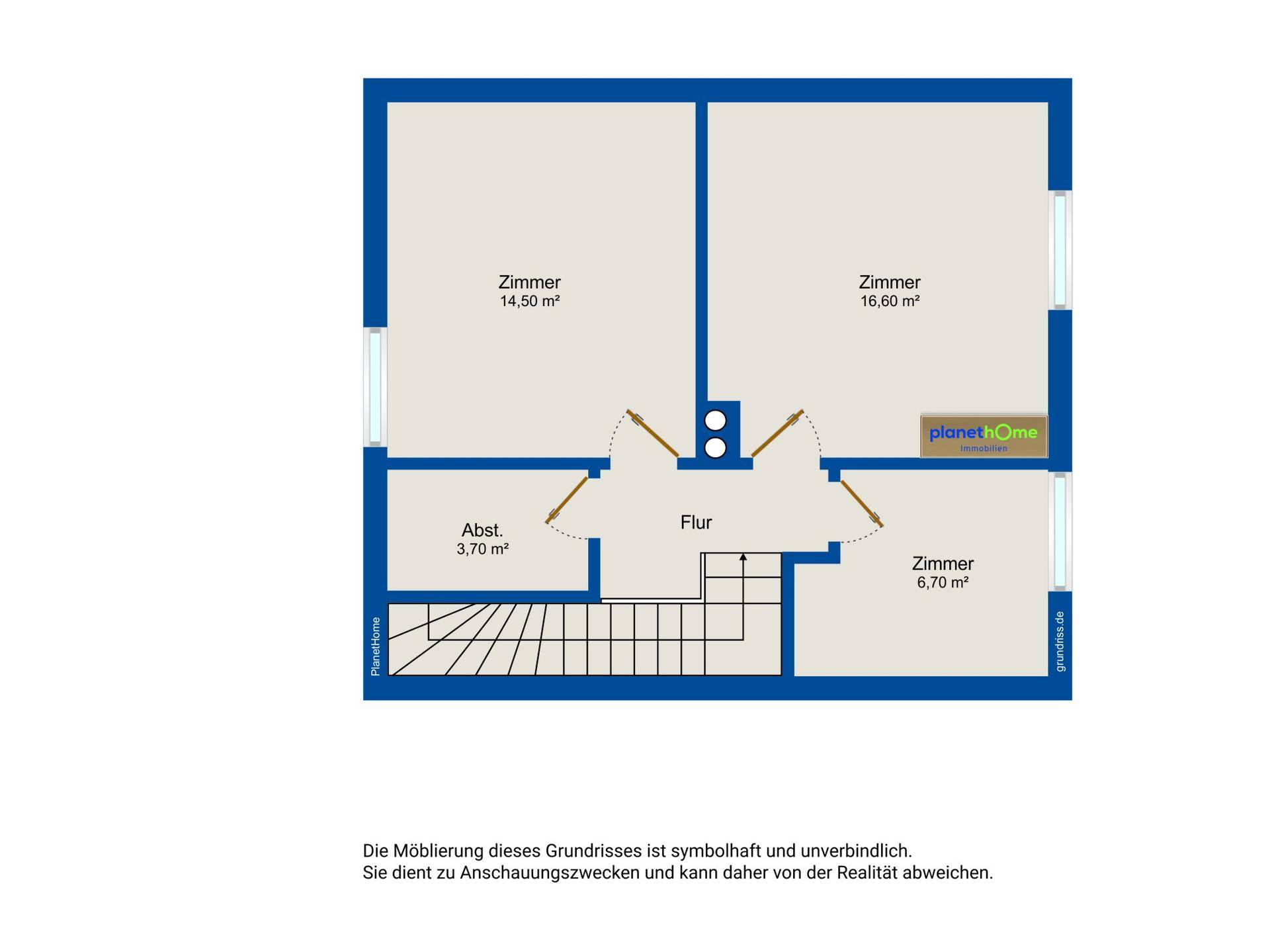 Grundriss Obergeschoss