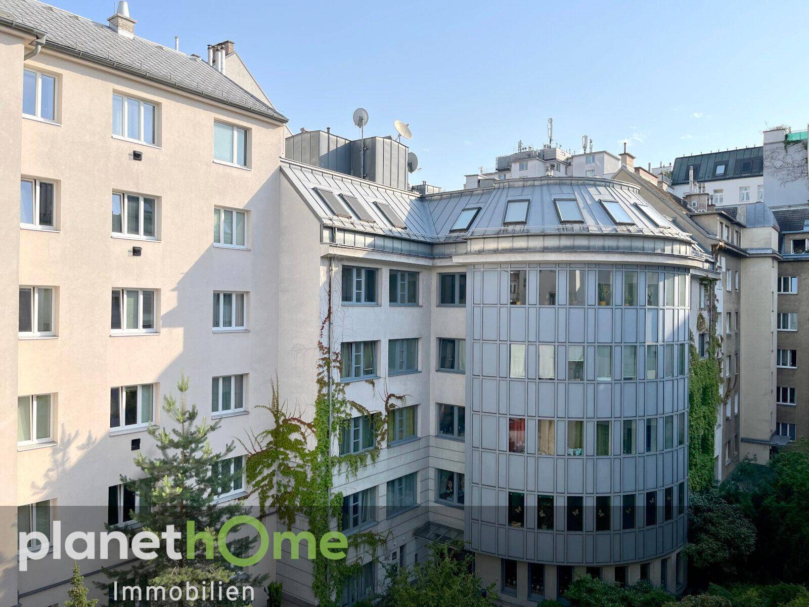 Ausblick Innenhof Suedwesten