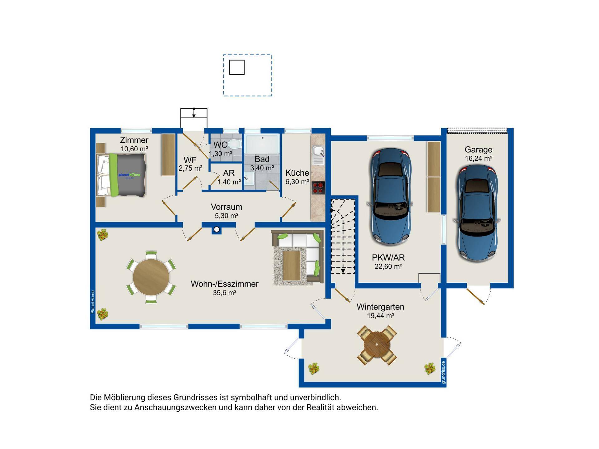 Grundriss Erdgeschoss