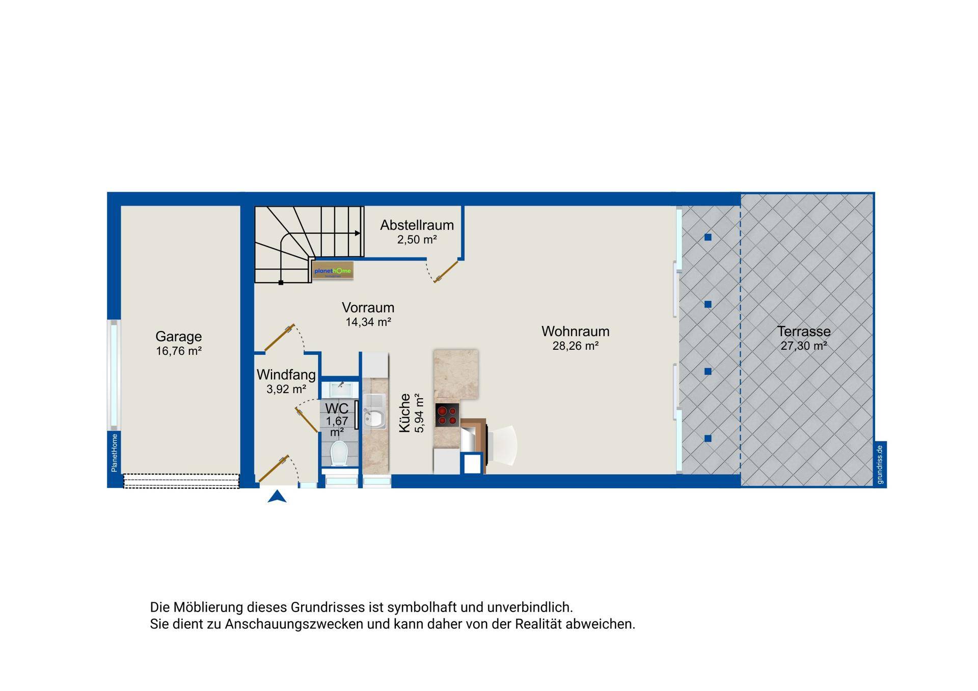 Grundriss Erdgeschoss