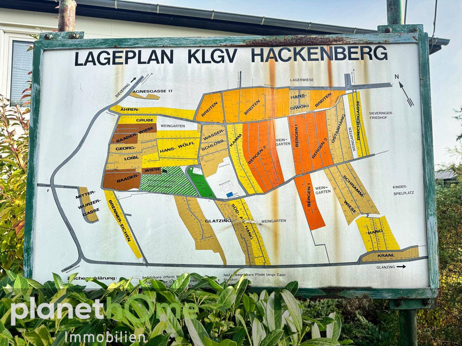 Lageplan KLGV Hackenberg