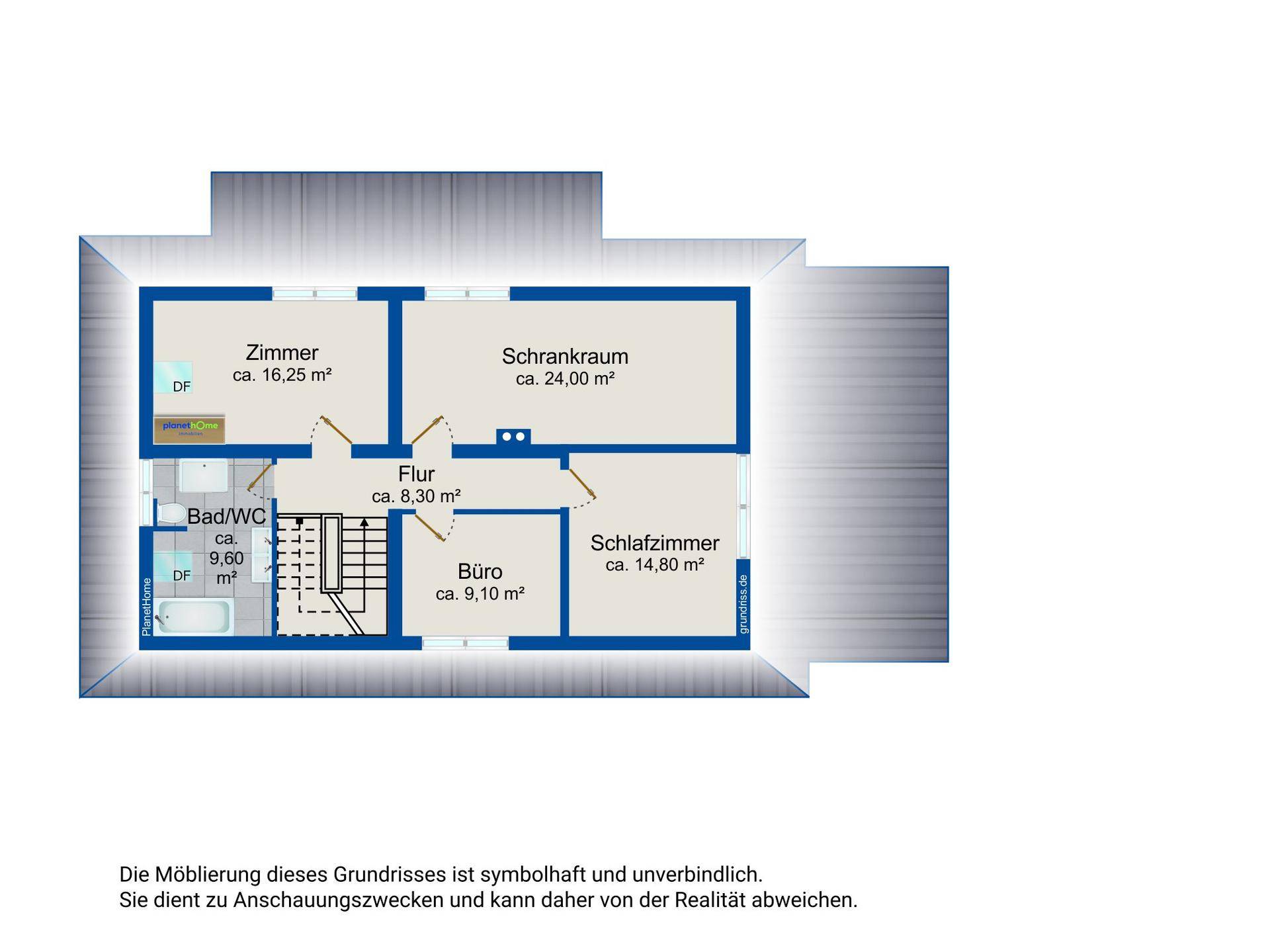 Grundriss Dachgeschoss