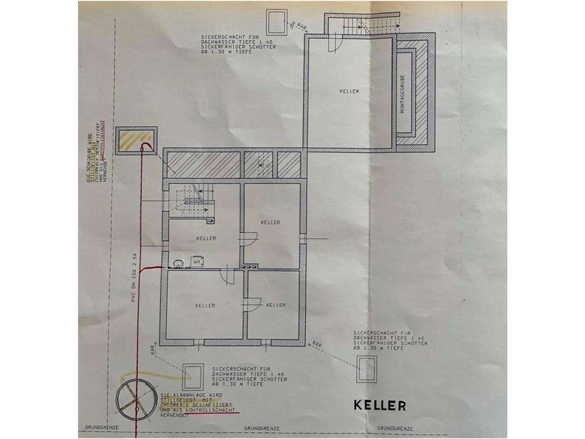 Grundriss Keller