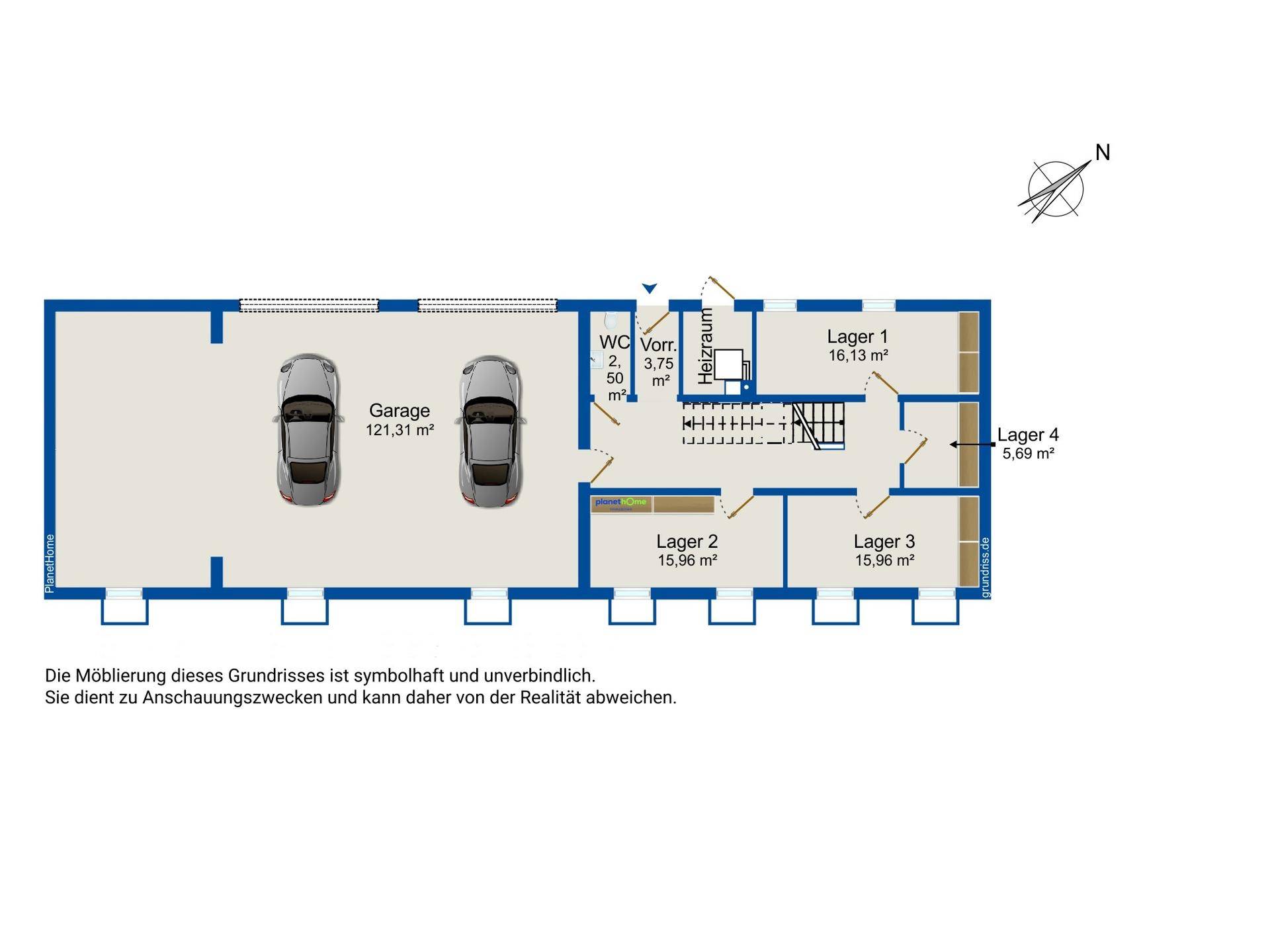 Grundriss Untergeschoss