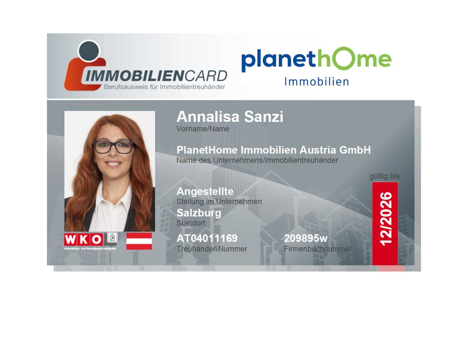 Immobiliencard