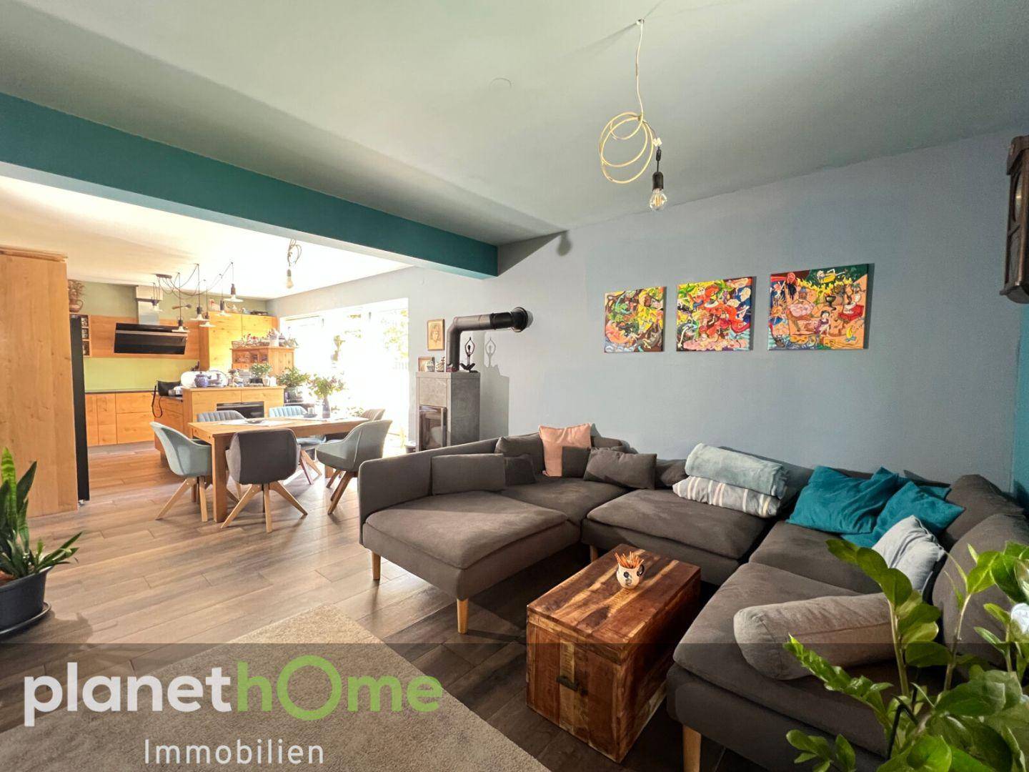 Wohnzimmer mit Essbereich EG