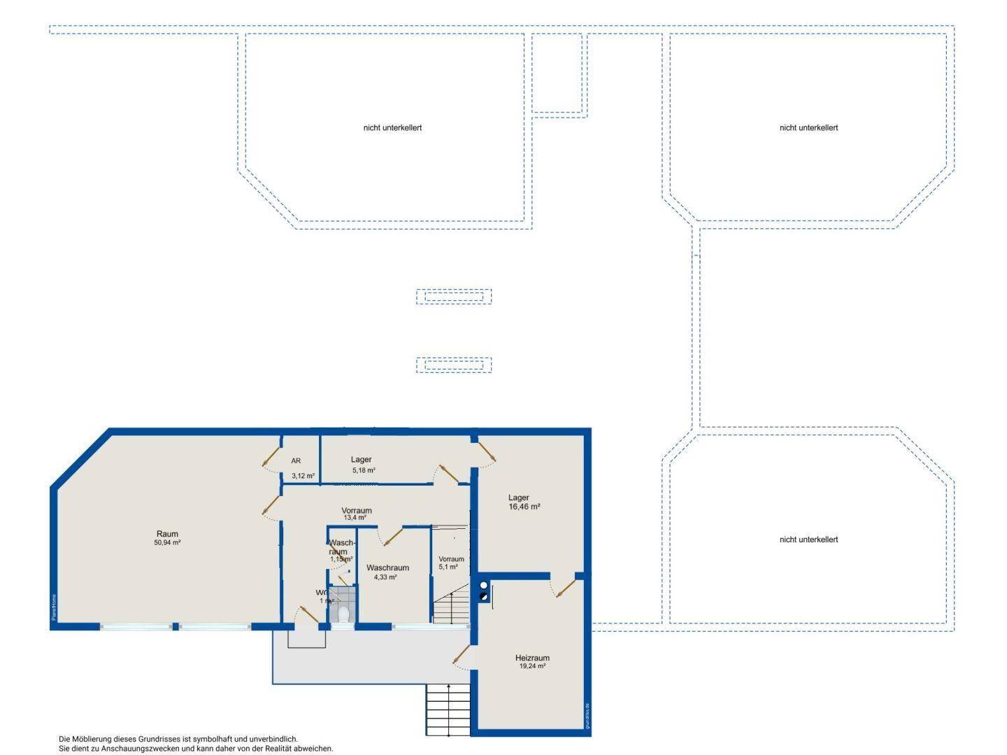 Grundriss Untergeschoss