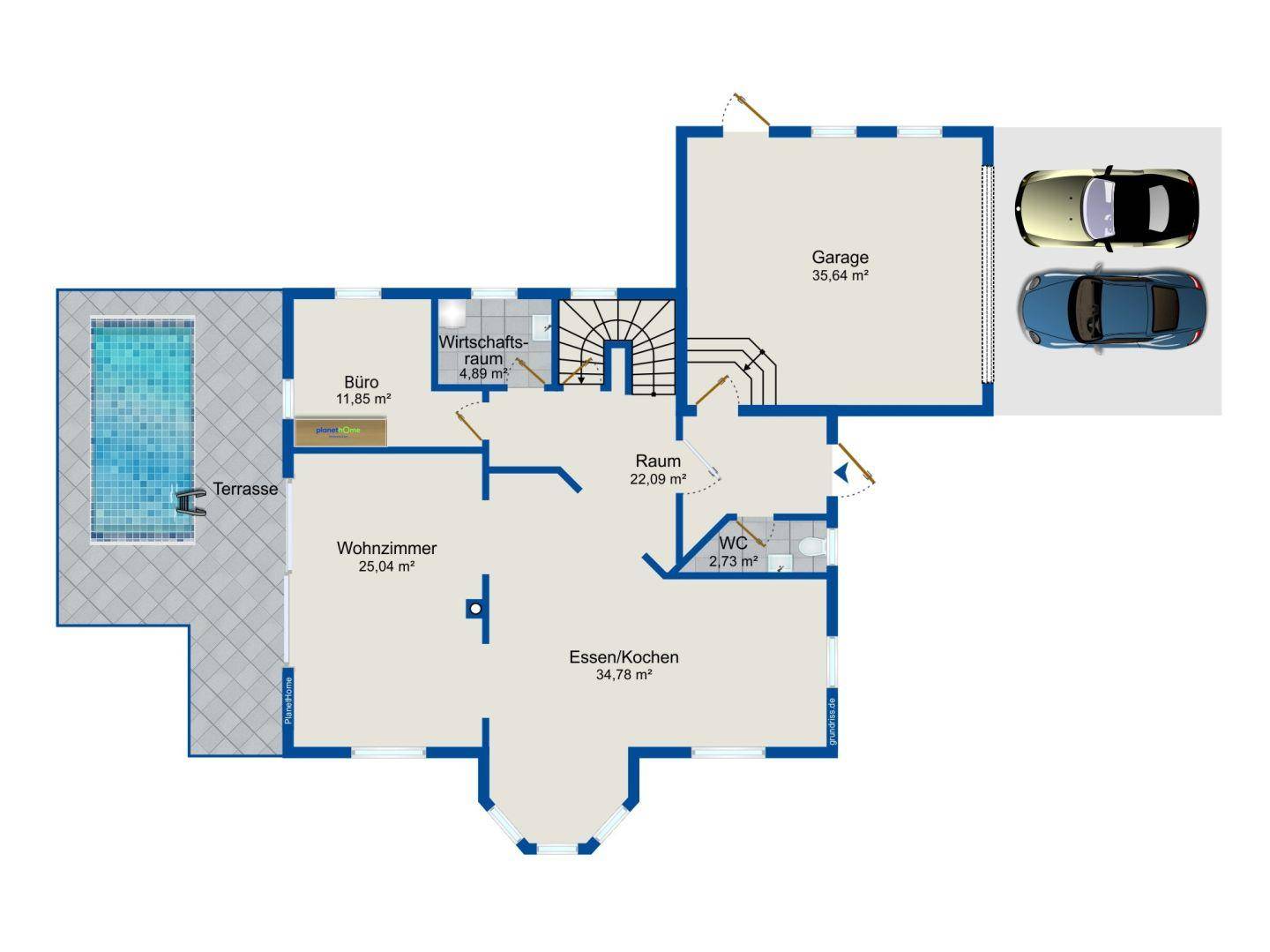 Grundriss Erdgeschoss