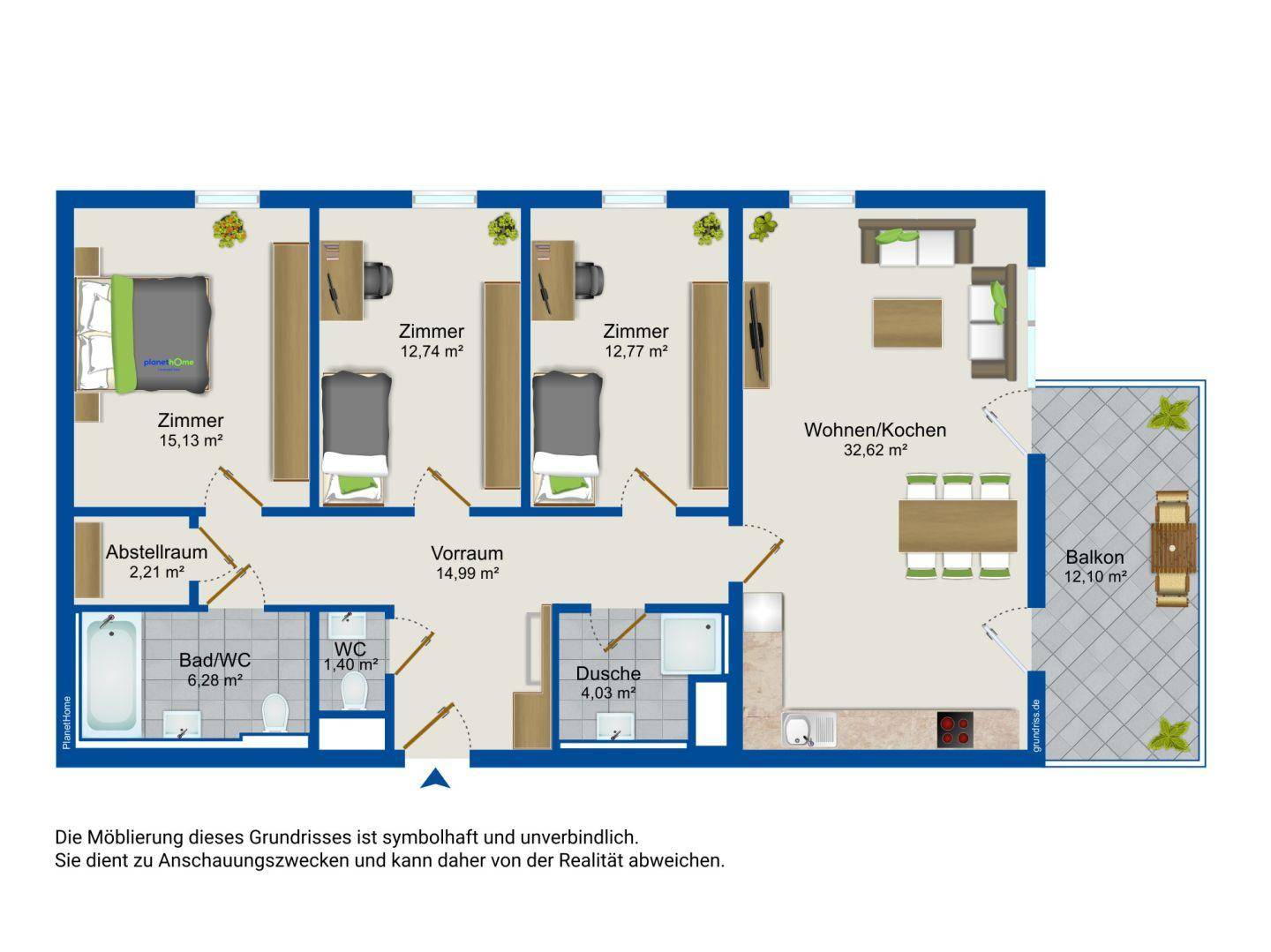 Grundrissplan