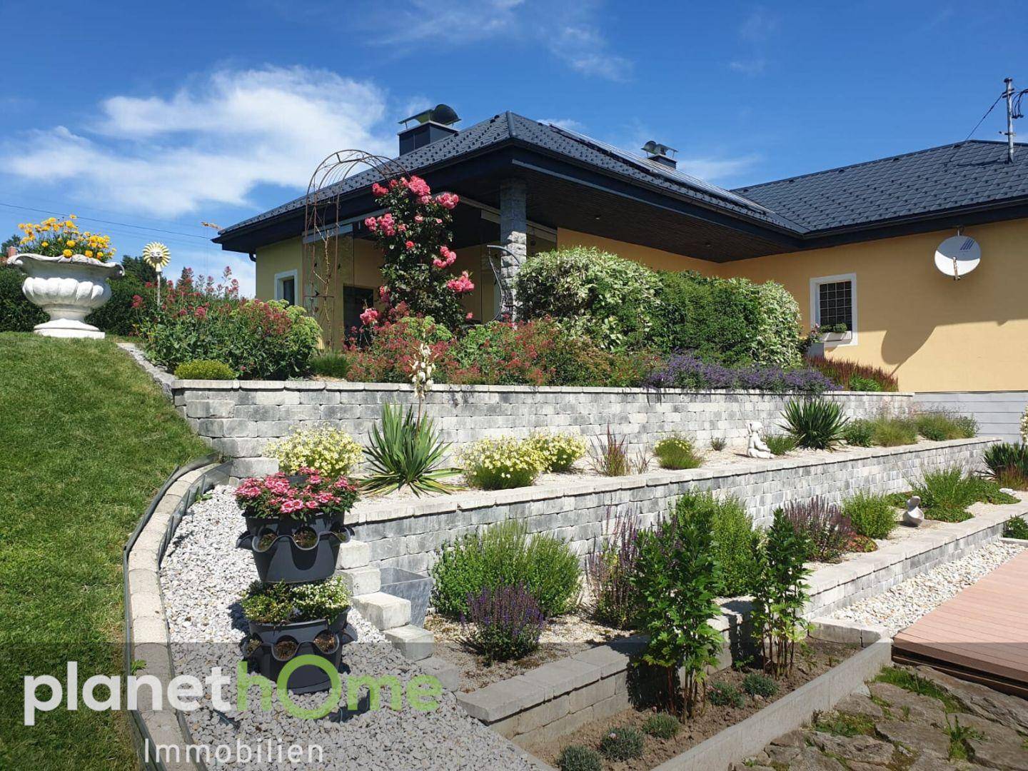 Blick zum Haus