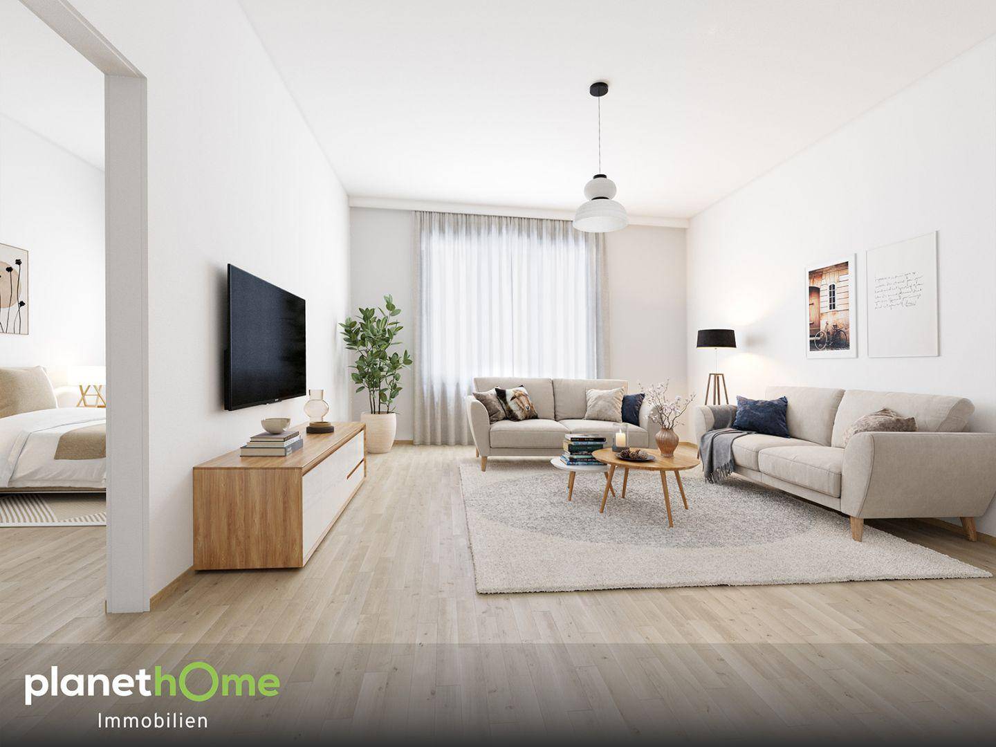 Wohnzimmer Staging