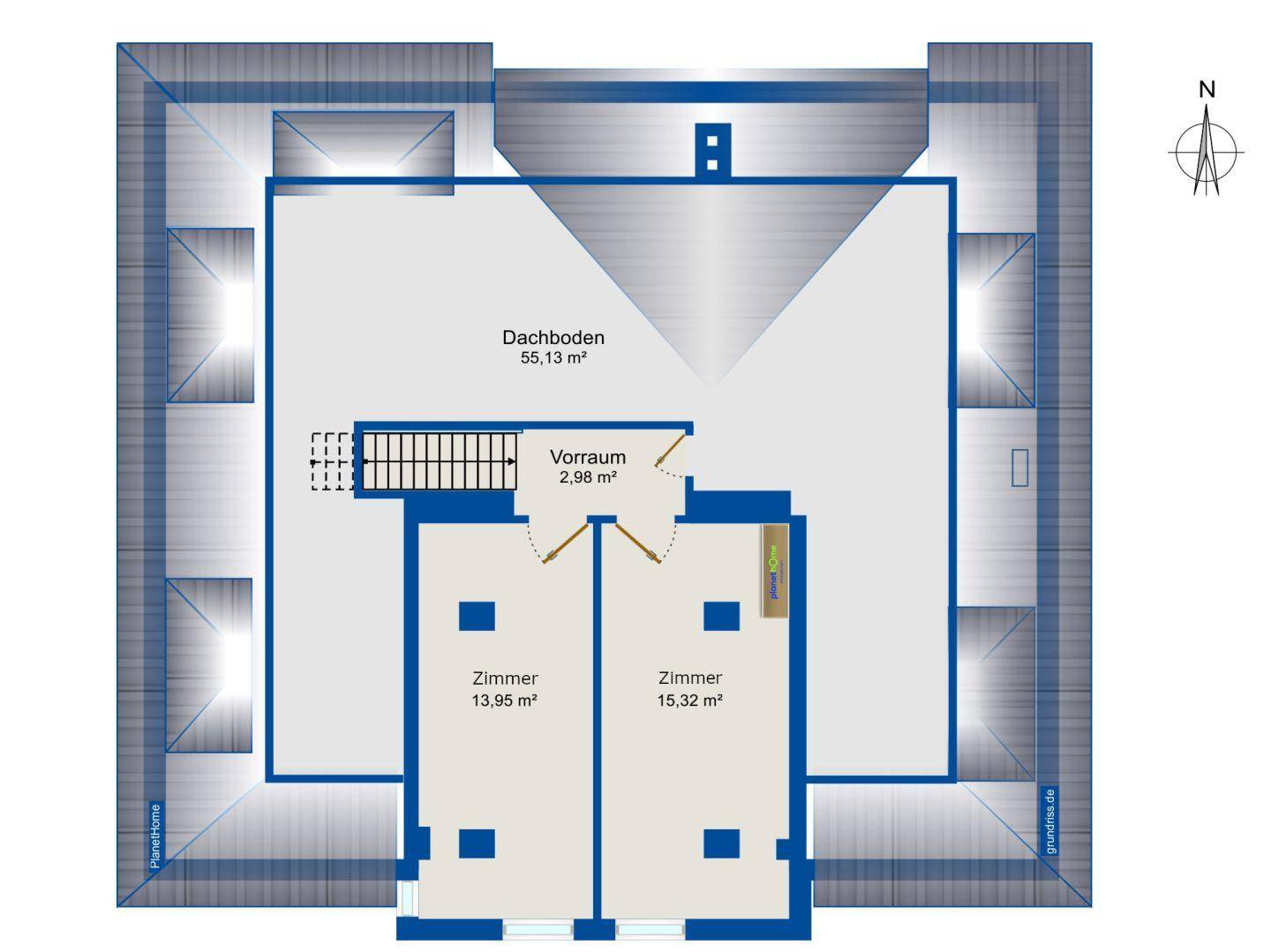 Grundriss Dachgeschoss