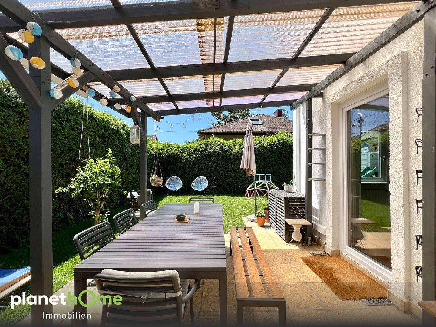 Terrasse im Garten