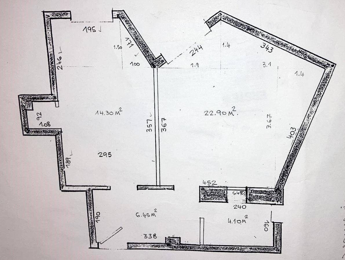 Skizze Grundriss