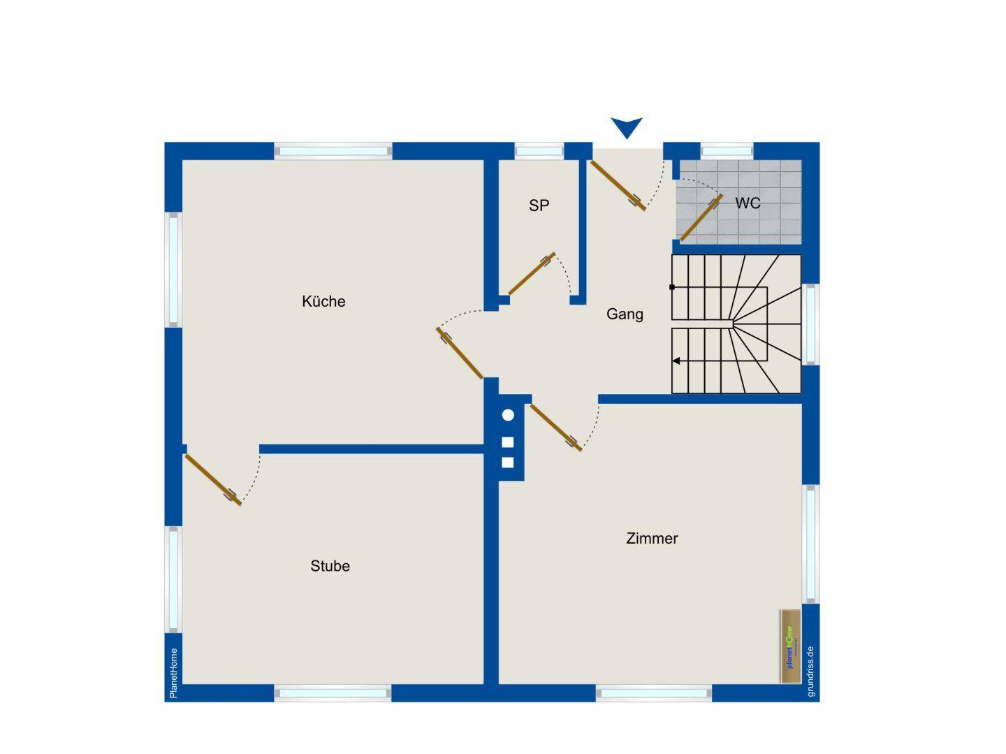 Grundriss EG Altbau