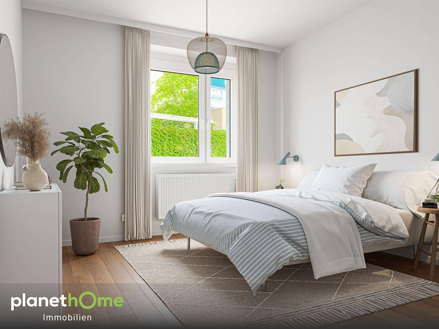 Schlafzimmer Staging.