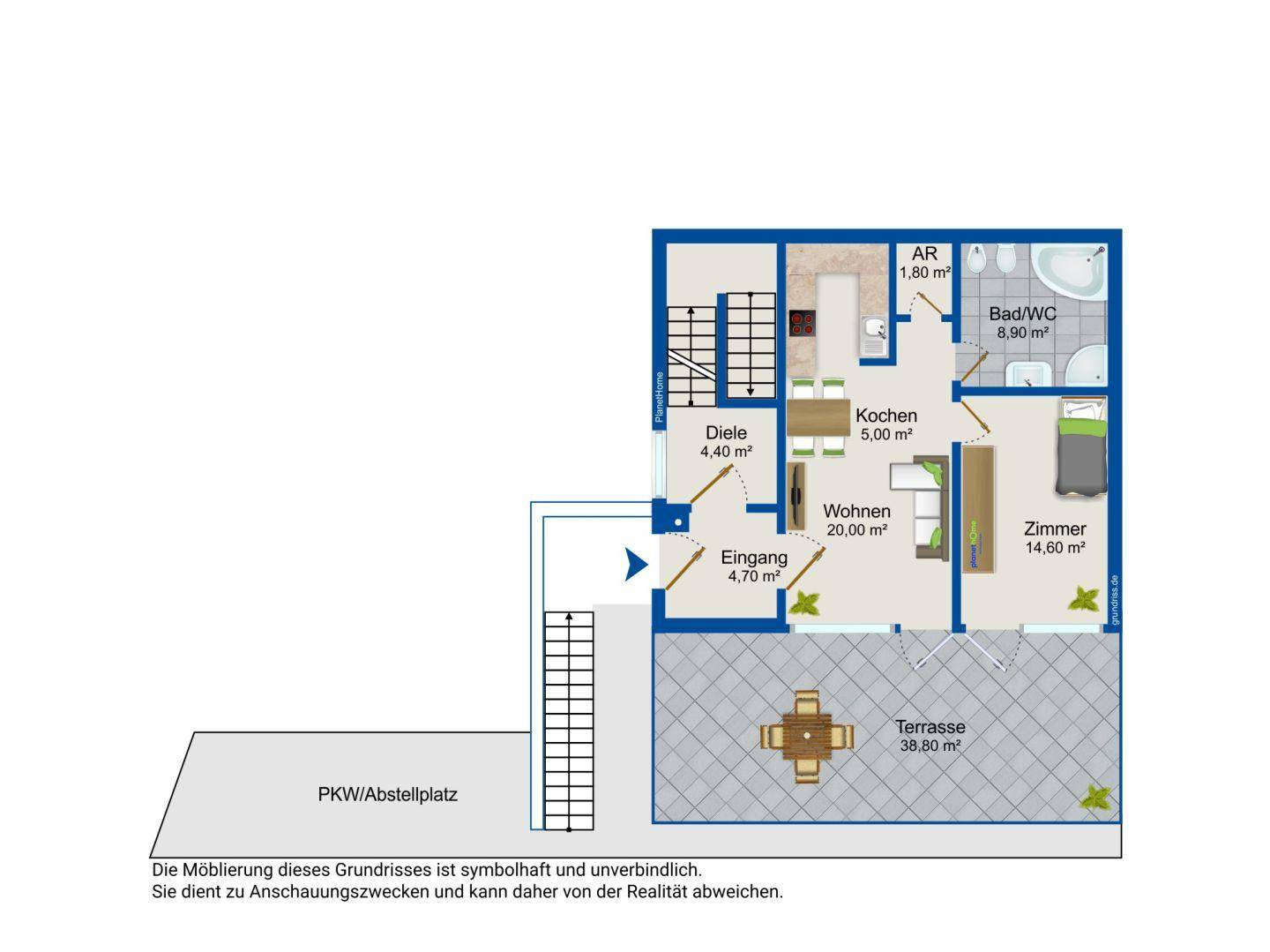 Grundriss Erdgeschoss