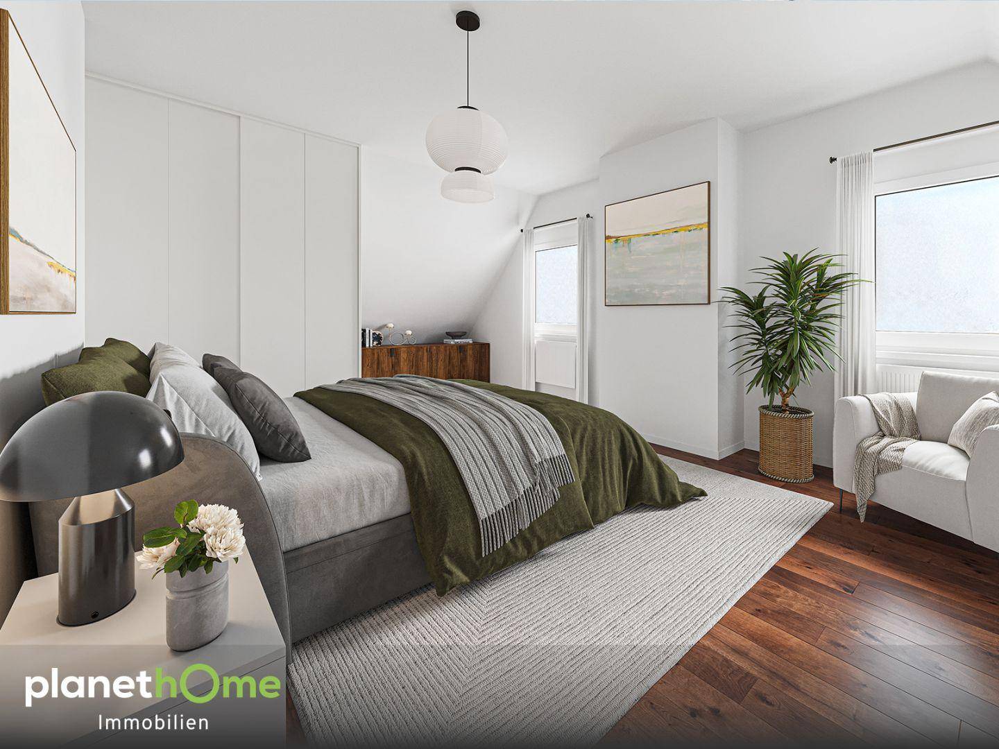 Schlafzimmer staging