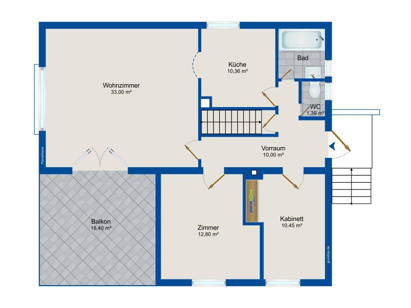 Plan Erdgeschoss