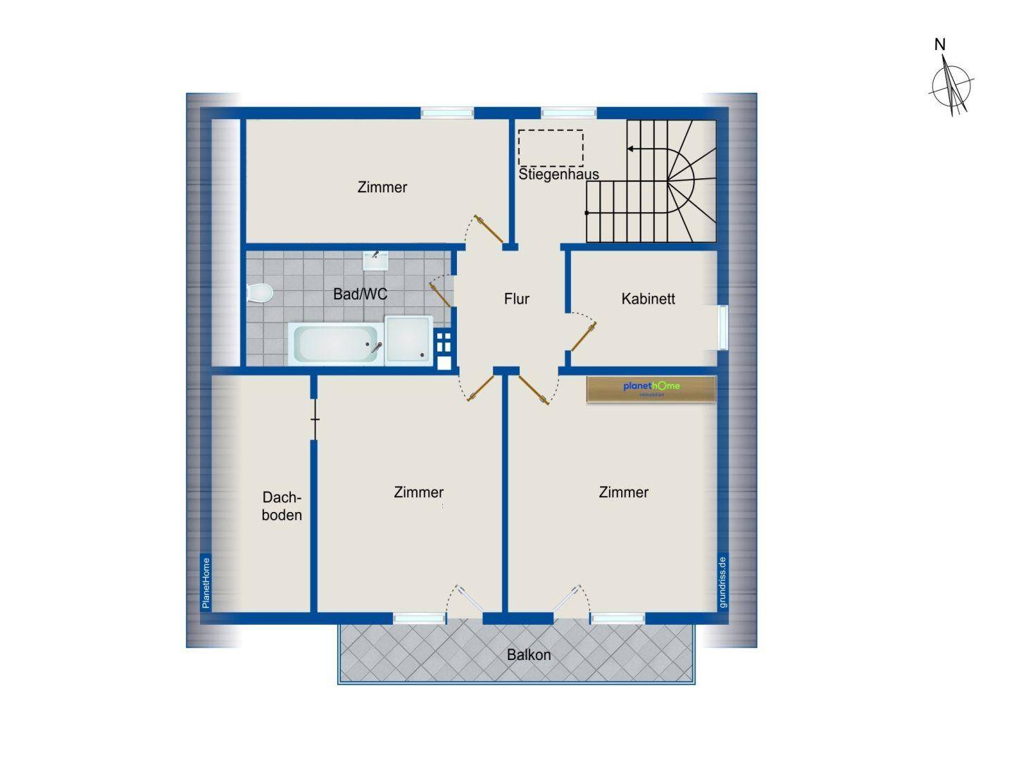 Grundriss Obergeschoss