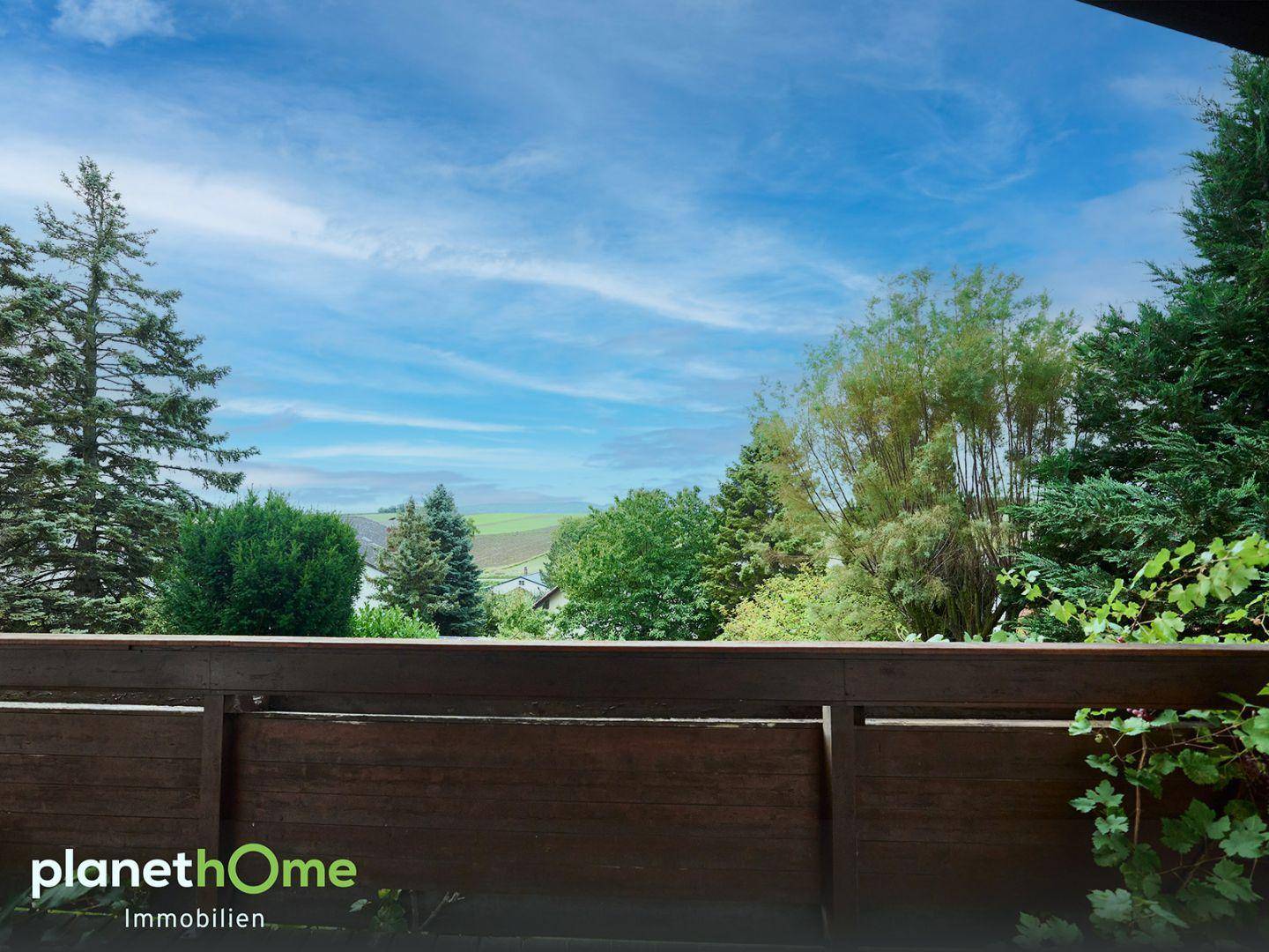 Ausblick von Balkon