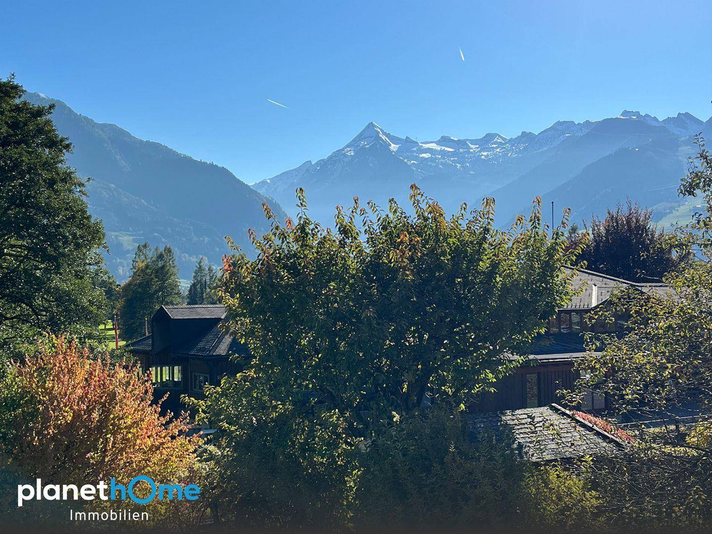 Ausschicht aufs Kitzsteinhorn