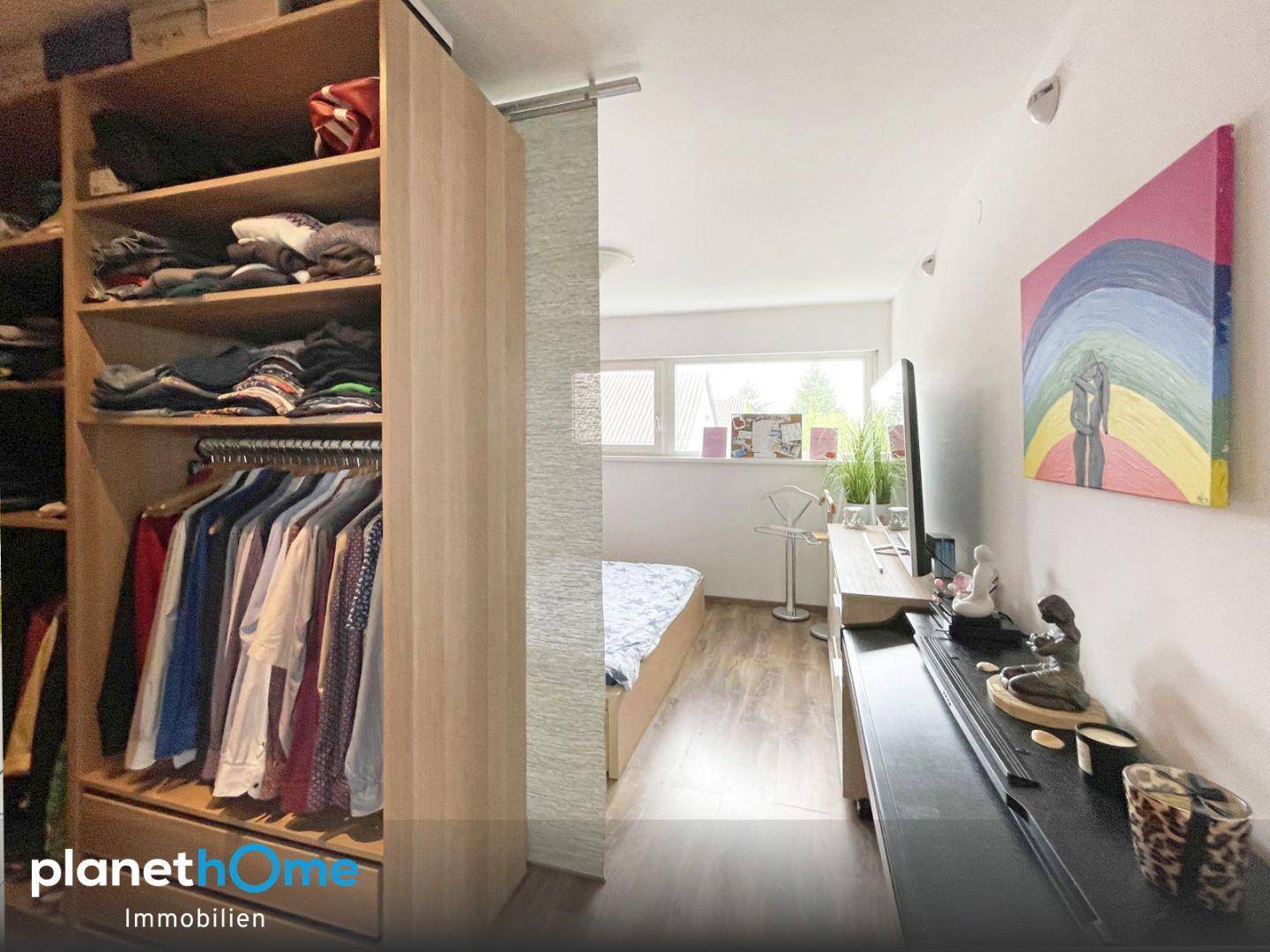 Schrankraum im Schlafzimmer