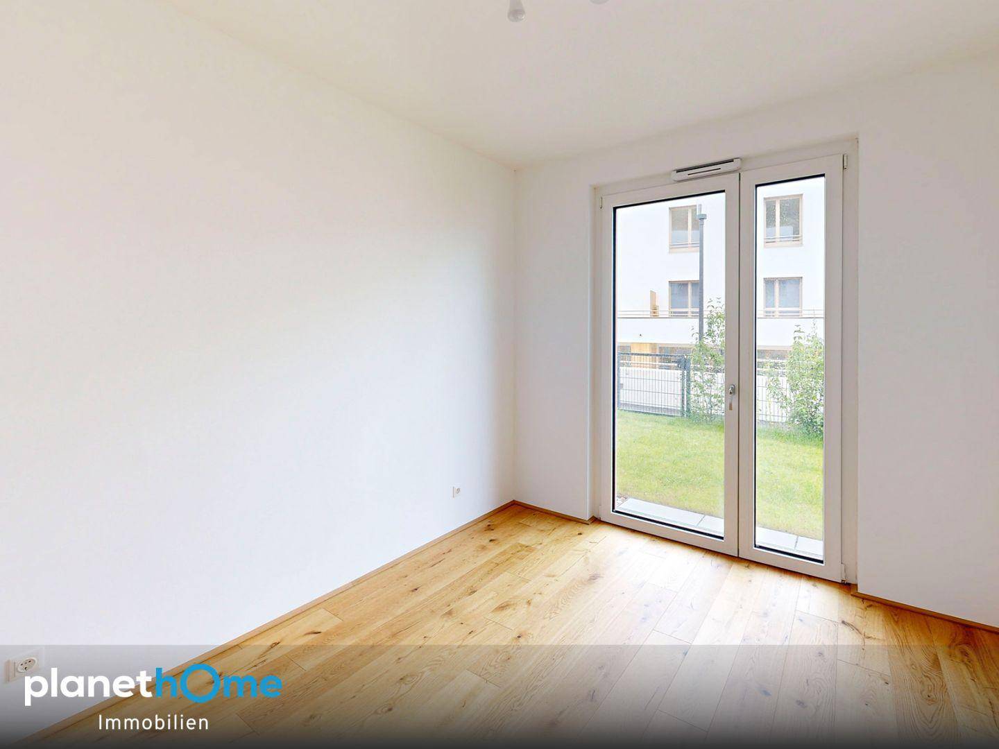 Erstbezug : Neubau : 3-Zimmer-Wohnung : Loggia : Garten - Ansicht 4