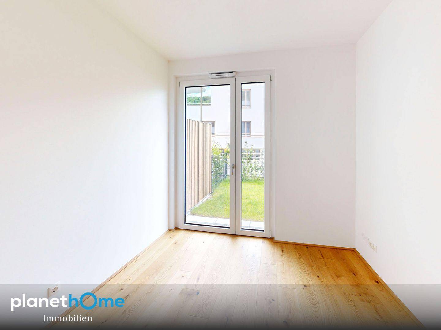 Erstbezug : Neubau : 3-Zimmer-Wohnung : Loggia : Garten - Ansicht 5